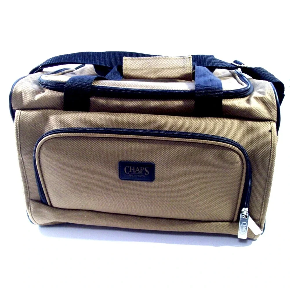 Chaps Carry On Travel Gym Duffel Satchel Bag